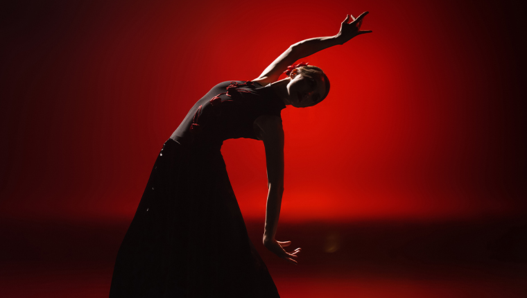 Flamencodanser Sort Roed