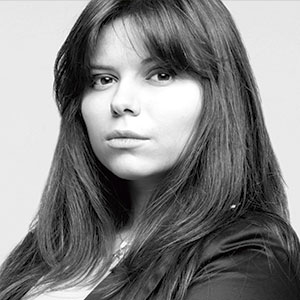 Portrætfoto Lilia Liutko sort/hvid